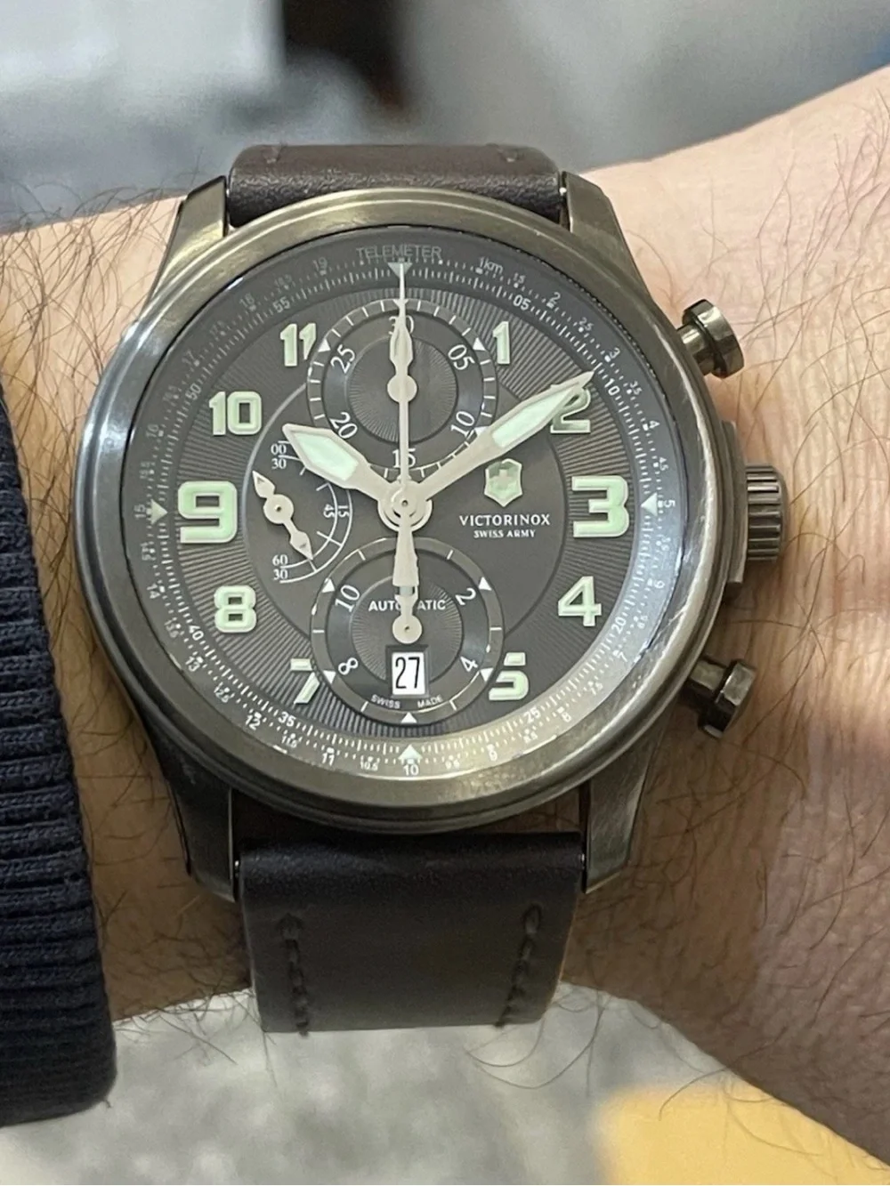 Victorinox Swiss Army Infantry Automatic Chronograph 44mm Men's Watch 241526